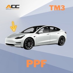 PPF film for front hood protection for Tesla Model 3