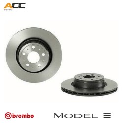 BREMBO Bremsenscheiben-Kit vorne für Tesla Model 3 Long Range und SR+