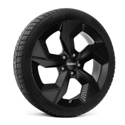 Complete Wheel Pack | Dezent AO Black 20" Rims for Tesla Model Y