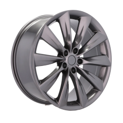 Set of 4 Turbin X Gunmetal Rims for Tesla Model S in 21"