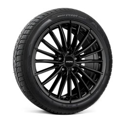 copy of Complete Wheel Set for Smart hashtag-one | 18" DEZENT AR BLACK Rims