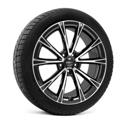 Complete Wheel Pack | 20" DEZENT AR Dark Rims for Tesla Model 3 Highland Performance