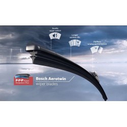 Pack de 2 Essuie-glaces BOSCH ultra-plats Aerotwin pour Porsche Taycan | Cross Turismo | Sport Turismo