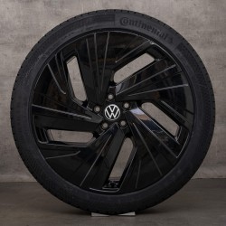 Pack Roues Complètes Pour VW ID BUZZ | Jantes Eclair Noir Avec Pneus en 21"