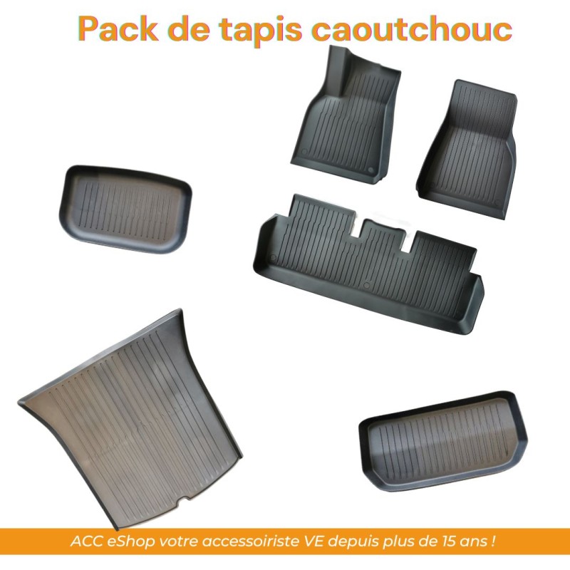 Pack Tapis caoutchouc pour Tesla Model Y