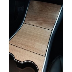 Covering aspect Bois pour console centrale pour Tesla Model 3