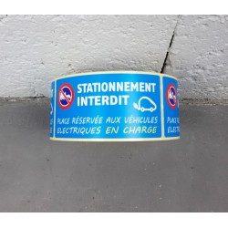 Étiquette "Stationnement interdit" vendu par 5