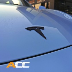 Couvres Logos noir mat Tesla model X