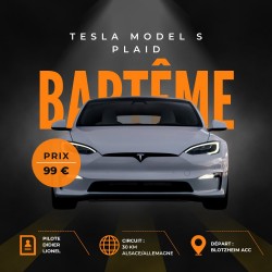 Tesla Model S Plaid-Taufe - 30 km