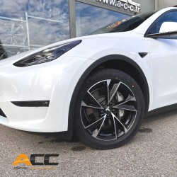 Pack Roues complètes| Jantes en 19" MAM RS6 Black Front Polish pour Tesla Model Y